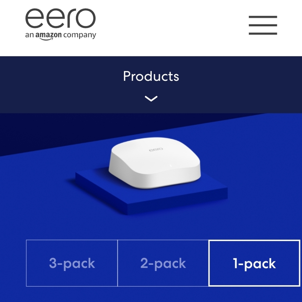 eero Pro 6 AX4200 Tri-Band Mesh Wi-Fi 6 Router w/Alexa & Zigbee
